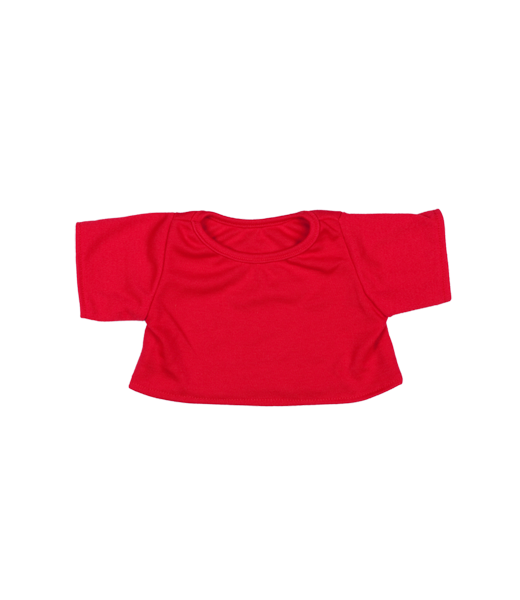 Tricou rosu 20 cm personalizat cu logo