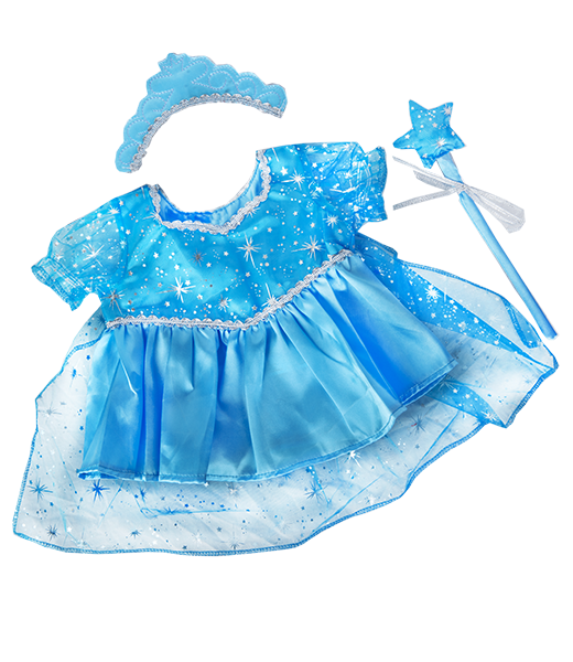 Costum de printesa Blue "Snow" 20cm