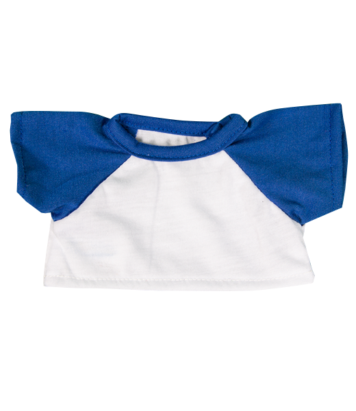 Tricou alb cu albastru 20cm personalizat cu logo